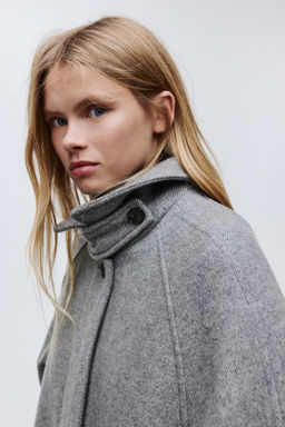 Abrigo oversize en mezcla de lana - H&m фото 4