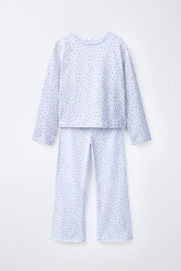 6-14 A?OS/ PIJAMA ESTAMPADO FLORES / Azul claro - Zara фото 7