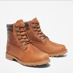Ботинки Timberland 6 Inch Linden Woods WP коричневые  фото 4