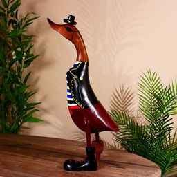 Сувенир «Утка - пират», 50 см, дерево