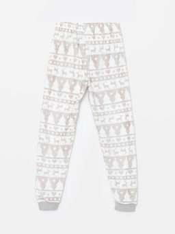 Beli Lastikli Y?lba?? Temal? K?z ?ocuk Pijama Alt? - Waikiki фото 2