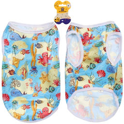 Цена за 2 шт. Майка для кошек и собак мелких пород "БРО на стиле", пляжная вечеринка, размер М (длина спинки 29см, объем груди 35см, от 3 до 6кг)