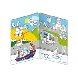 Книжка-картинка с многоразовыми наклейками арт. 51511/ 10 Транспорт - Феникс+ фото 3