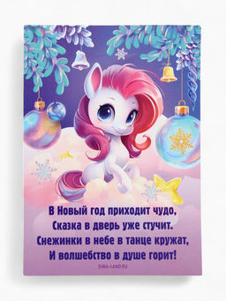 Алмазная мозаика на открытке «Подарок для тебя», 14.8×10.5 см, набор для творчества