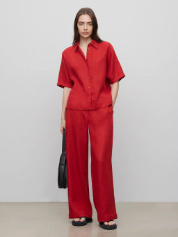 Брюки из костюмной шерсти, D365/queen