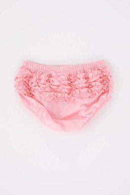 Трусики из 2-х предметов из чесаного хлопка для новорожденных девочек - Defacto фото 4