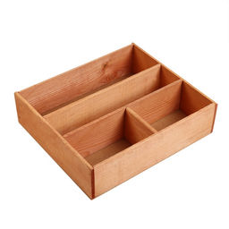 Подарочный ящик, 34.5×30×10 см, деревянный, цвет натуральный