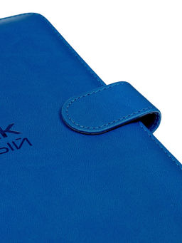 Дневник школьный 1-11 класс, лассе, обложка искуственная кожа синяя, с хлястиком