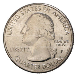 Монета 25 центов 2018 года Р США Национальные парки  №43 Национальный парк Вояджерс