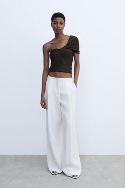 ASYMMETRIC KNIT TOP - Zara фото 13