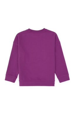 K_z _ocuk Menek_e Bisiklet Yaka Sweatshirt Sepette S_rpriz _ndirim - U.s. polo assn фото 2