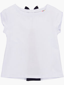 Футболка для девочки UD 0724 белый - Mini maxi фото 4