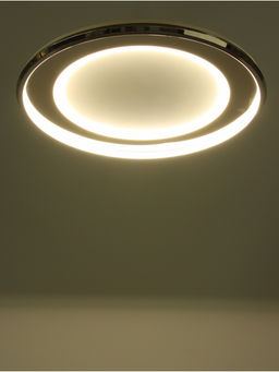 Люстра Karin 92 Вт LED 3000-6000К хром Ø60×6 см
