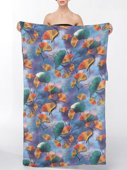 Большой, мягкий, тонкий и очень нежный двусторонний палантин с рисунком. - Tantino фото 7