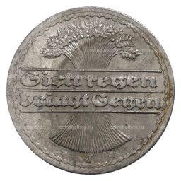 50 пфеннигов 1919 года J Германия