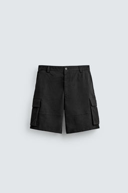 LIMITED EDITION RELAXED FIT CARGO BERMUDA SHORTS - Zara фото 6