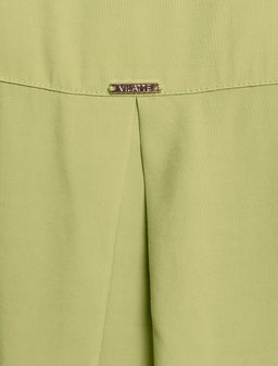 Блузка с коротким рукавом из вискозы с лиоцеллом - Vilatte фото 4