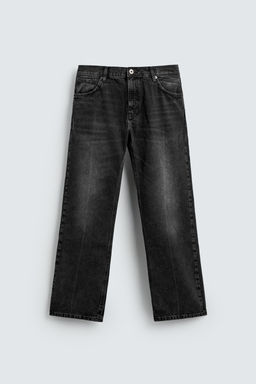 JEANS FLARE FIT ABERTURA / Carb?n - Zara фото 8