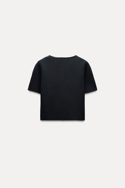 KNIT CROP TOP - Zara фото 5