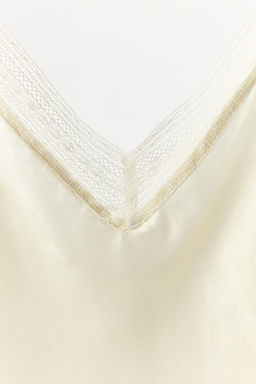 TOP SEDA 100% PUNTILLA / Crudo