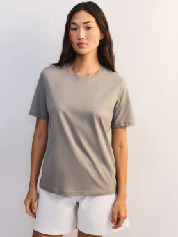 Базовая футболка из хлопка REGULAR0526-150 / Zarina