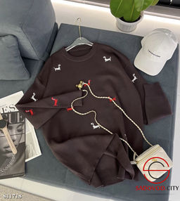 Свитер женский с таксами - Bruno фото 9