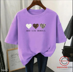 Футболка женская с рисунком (сердца)