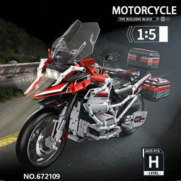 Конструктор Мотоцикл 2625 дет. (арт. 672109)