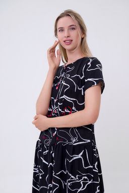 Платье женское из кулирки Кармелита зигзаг - Амадэль фото 8