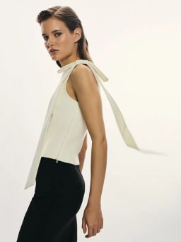 Топ асимметричный с бантом / Zarina