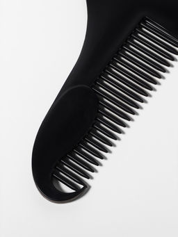Цена за 5 шт. Расчёска - гребень для усов и бороды, 12×10 см, чёрная