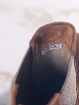 Челси 360.P.taskanaka.Серо-коричневая замша/шерсть