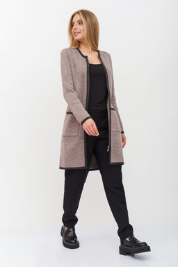 Кардиган В 1864/кофейно-серый (1270) - Злата Стиль фото 9