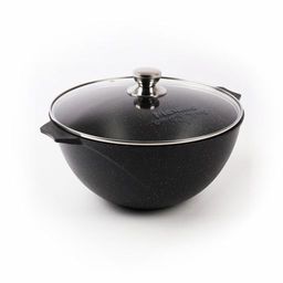 Казан для плова 6л АП Гранит black арт. 56802 /Мечта/