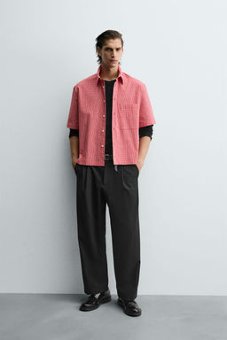 CHECKED RELAXED FIT SHIRT
