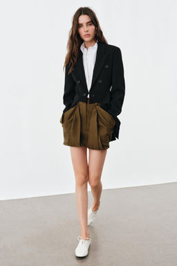 BLAZER ASIM?TRICA ZW COLLECTION / Negro - Zara фото 11