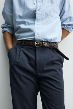 PANTAL?N STRAIGHT FIT CONFORT / Marino