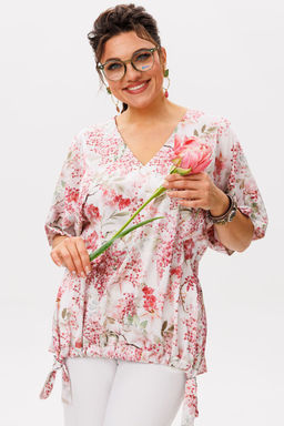 Блуза ANELLI 1606 тюльпановый рай - Michel chic фото 6