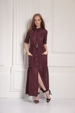 Платье AMORI 9477 вино