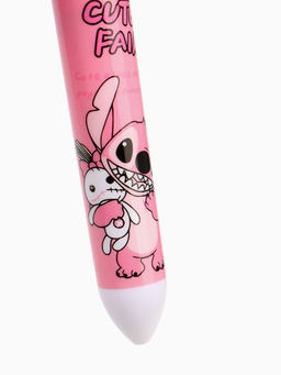 Ручка многоцветная, 10 цветов, «Стич», розовый