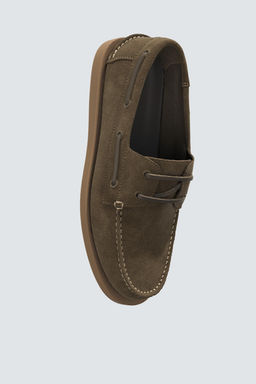 LEATHER DECK SHOES - Zara фото 12
