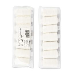 Швейные нитки (армированные) 65 ЛХ 200 м белый 7 шт №0101