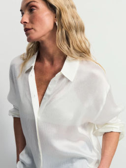 Базовая атласная блузка / Zarina