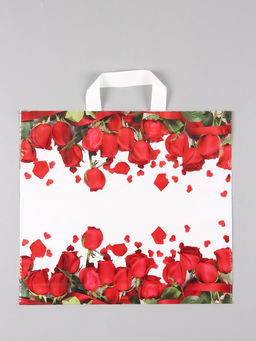 Цена за 50 шт. Пакет Гран При, полиэтиленовый с петлевой ручкой, 38?34 + 3 см, 70 мкм