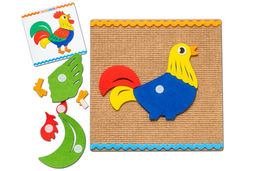 Коврик-пазл Петушок - Smiledecor фото 2