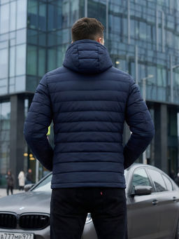 Куртка мужская стёганая с капюшоном с графеновой подкладкой - Valianly фото 54