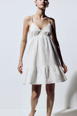 Vestido de crepe con espalda descubierta - H&m фото 3