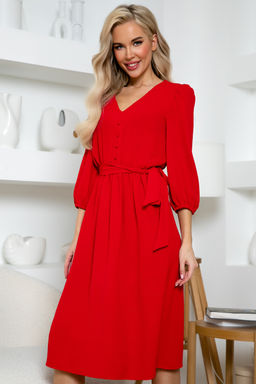 Платье Open Style 6671 красный