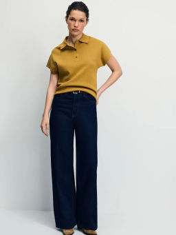 Джемпер поло из вискозы / Zarina  фото 3