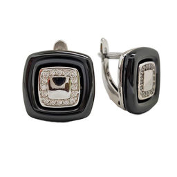 Серьги с керамикой